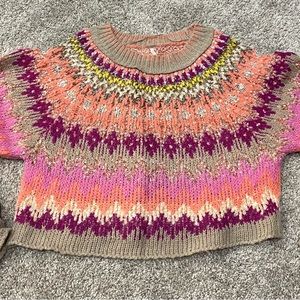 Free People Crop Sweater Size:  XS